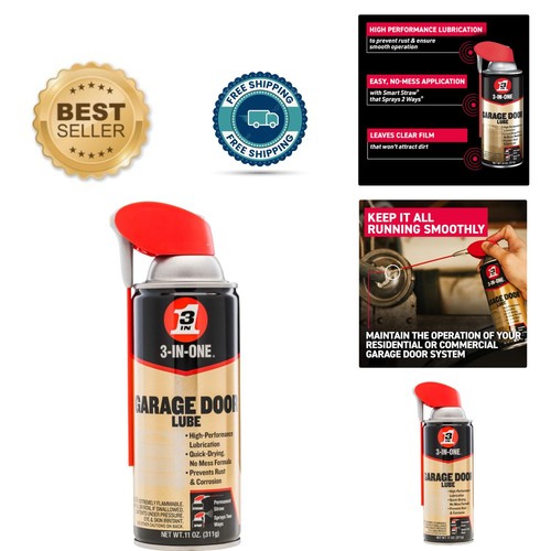 One garage door - door, lubricant