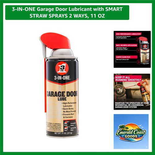 Garage door lubricant - door,