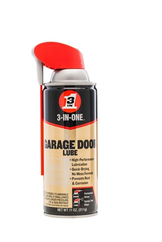 Garage door lubricant spray - door,