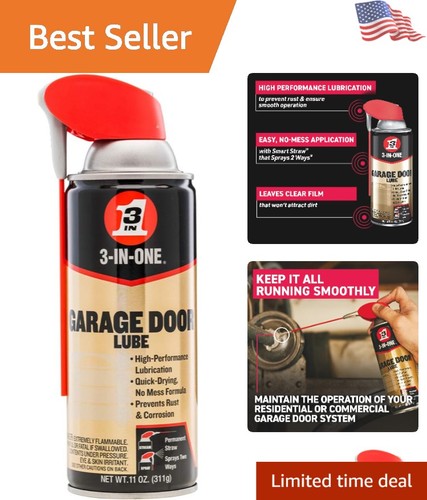 Garage door lubricant 11 - door,