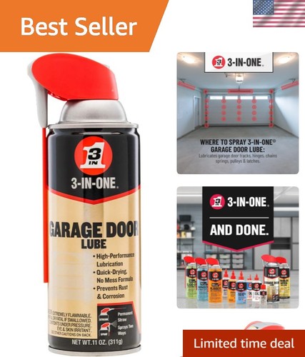 Garage door lubricant - garage, with