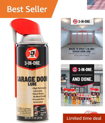 Garage door lubricant with - garage,