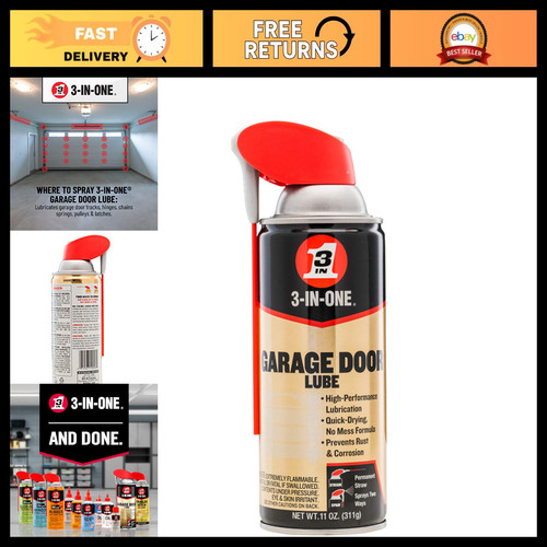 Garage door lubricant - lubricant, 11
