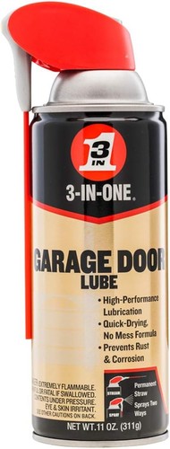 Garage door lubricant with - garage,