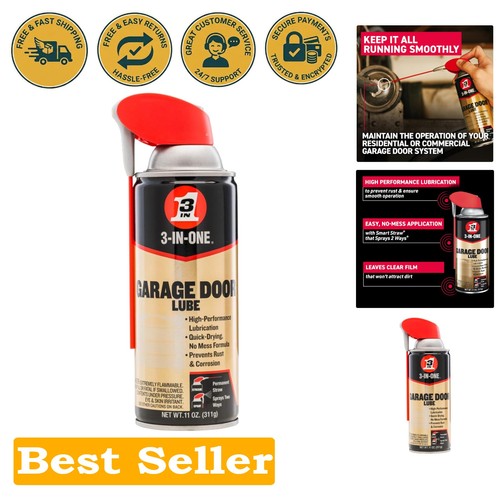Garage door lubricant - oz,