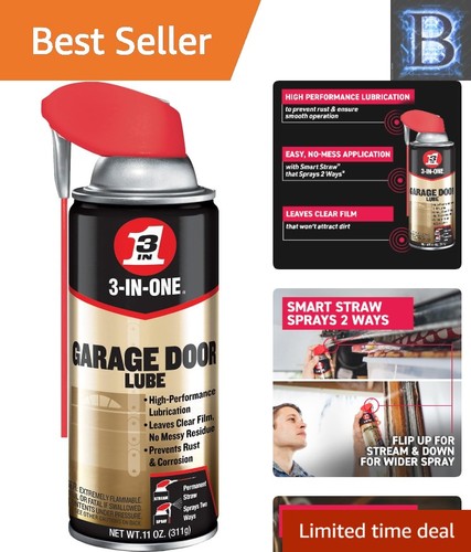 Garage door lubricant - door,