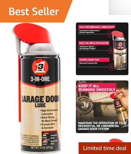 Garage door lubricant - door,