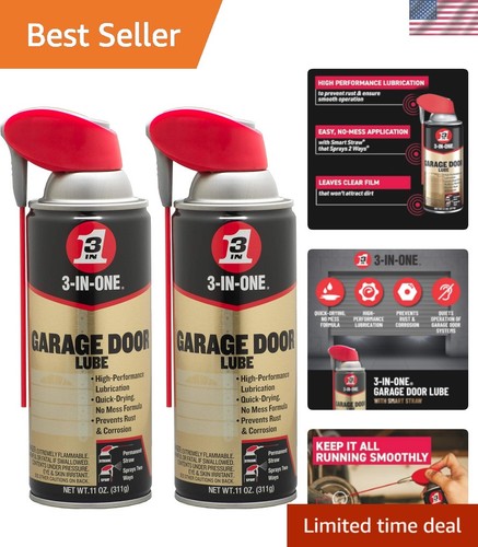 Garage door lubricant pack - 2-pack,