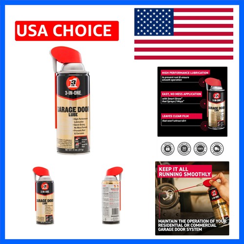 Garage door lubricant - door,